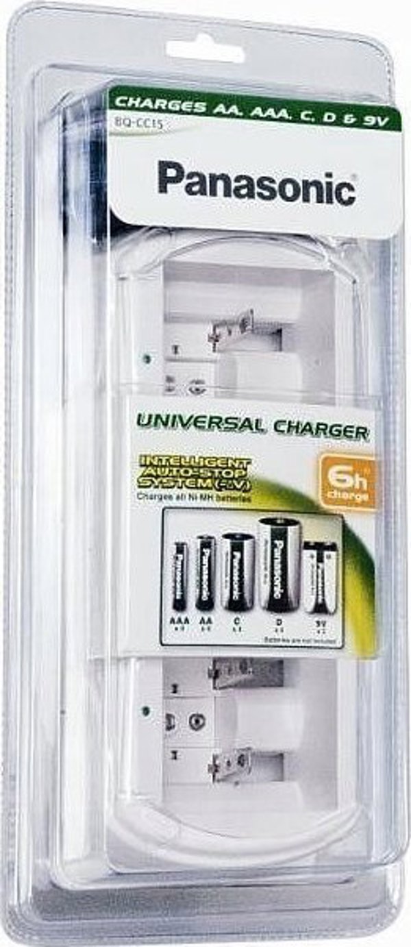 Φορτιστής μπαταρίας Panasonic Panasonic BQ-CC15 universal