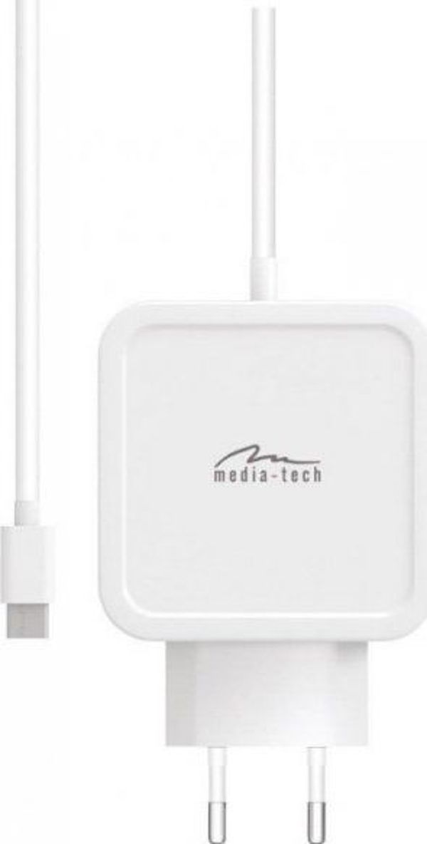 Φορτιστής Laptop Media-Tech MT6273 USB Type-C 65W, Καθολικό Τροφοδοτικό 3.25A