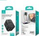 Φορτιστής Usams USAMS Αντάπτορας δικτύου 1xUSB+2xUSB-C T62 65W 4 σε 1 US/AU/EU/UK μαύρο/black CC199TC01 (US-CC199) Univesal Travel Charger