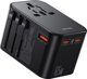 Φορτιστής Usams USAMS Αντάπτορας δικτύου 1xUSB+2xUSB-C T62 65W 4 σε 1 US/AU/EU/UK μαύρο/black CC199TC01 (US-CC199) Univesal Travel Charger