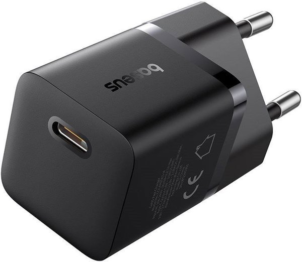 Ladowarka sieciowa Baseus GaN5 1C 25W EU (czarny)