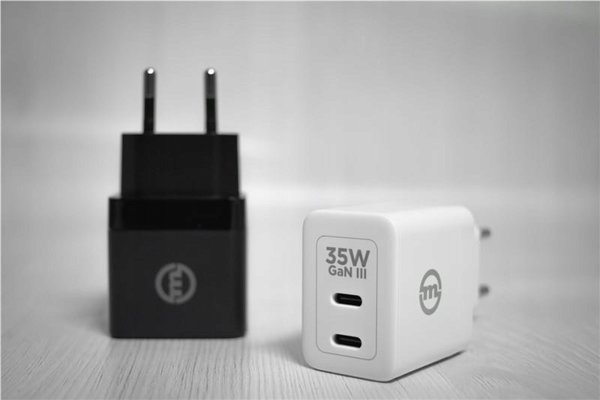 Φορτιστής MOBILE ORIGIN 35W GaN III Super Charger Dual USB-C, λευκό