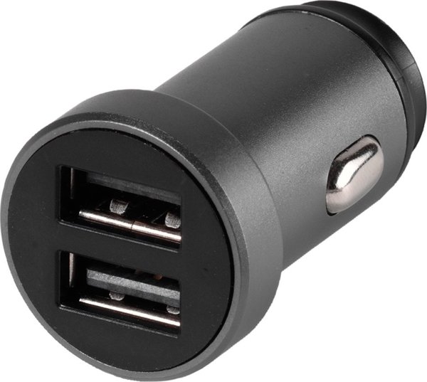 Φορτιστής αυτοκινήτου Vivanco USB 2x2.4A (38858)