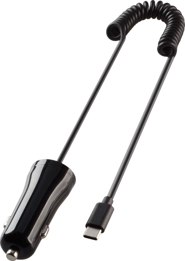 Φορτιστής Vivanco Vivanco φορτιστής αυτοκινήτου USB-C 12W 1m, μαύρο (62785)