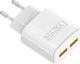 Φορτιστής δικτύου dual USB + καλώδιο Τύπου C 2400 mA