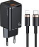 Φορτιστής Usams T43 3A 20W PD, 1x USB-A & 1x USB-C με Καλώδιο USB-C σε Lightning για Γρήγορη Φόρτιση iPhone