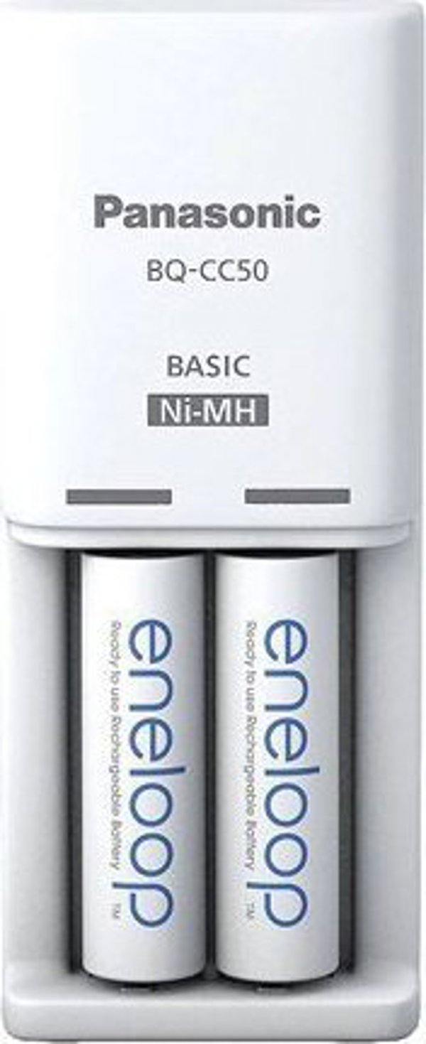 Panasonic Φορτιστής Μπαταριών Eneloop BW-CC50 με 2xAA 2000mAh NiMH