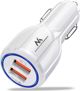 Maclean MCE478 Φορτιστής Αυτοκινήτου 2x USB-A 6.1A Λευκός