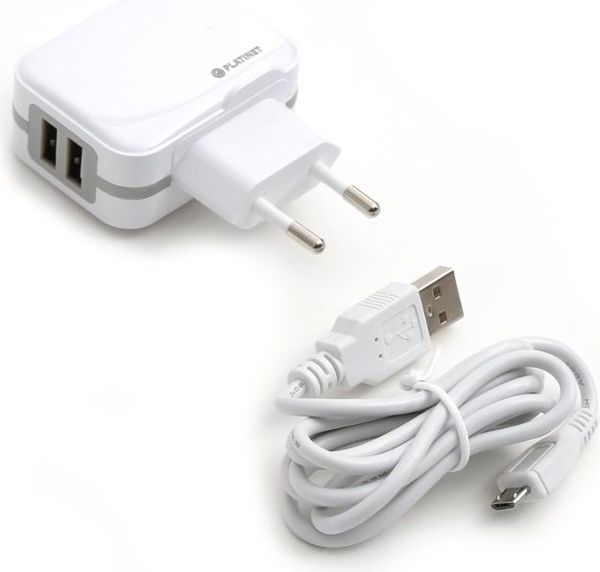 Φορτιστής Platinet PLCU2W 2x USB-A 3.4 A (PLCU2W)