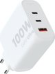 Φορτιστής Xtorm Φορτιστής Τοίχου Ultra GaN2 100W 2xUSB-C PD,1xUSB-A QC 3.0 Λευκή