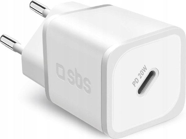 Φορτιστής SBS Mobile SBS PD Reiselader 20W USB-C GaN λευκό
