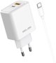 Φορτιστής Τοίχου Beline 45W GaN, USB-A & USB-C, με Καλώδιο USB-C σε USB-C, Λευκό, BLN2CW45C