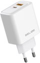 Φορτιστής Τοίχου Beline 45W GaN, USB-A & USB-C, με Καλώδιο USB-C σε USB-C, Λευκό, BLN2CW45C