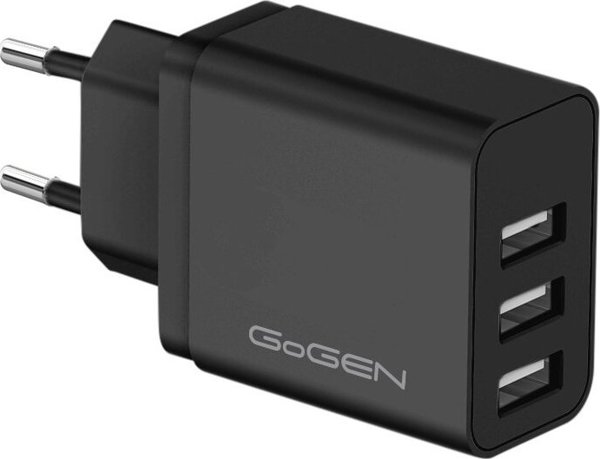 Φορτιστής GoGEN Φορτιστής δικτύου 3x USB 15,5W 3,1A GoGEN - ACH301B