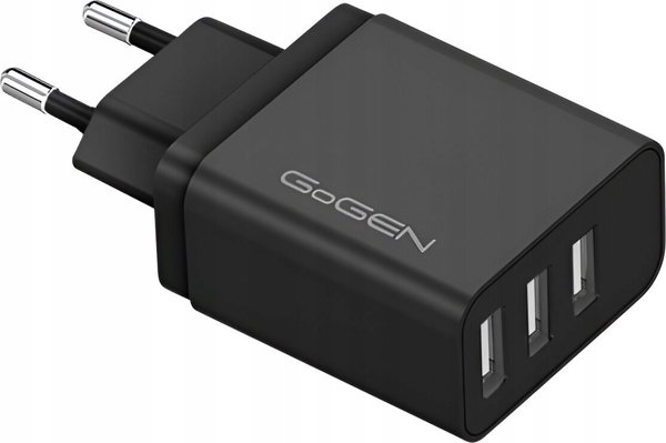 Φορτιστής GoGEN Φορτιστής δικτύου 3x USB 15,5W 3,1A GoGEN - ACH301B