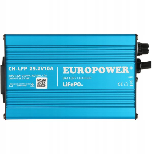 Φορτιστής Europower CHLFP/24/10, 24V 10A, Υψηλής Απόδοσης