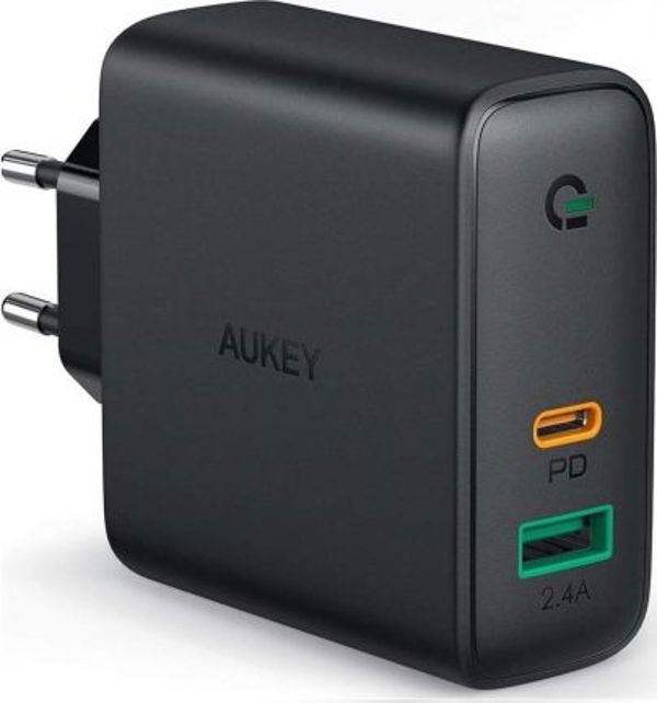 Φορτιστής Aukey PA-D1 1x USB-A 1x USB-C 5.4 A (aukey_20200512124033)