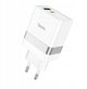 Φορτιστής τοίχου για τηλέφωνο HOCO USB A + USB C QC3.0 PD 3A 30W N21 λευκός