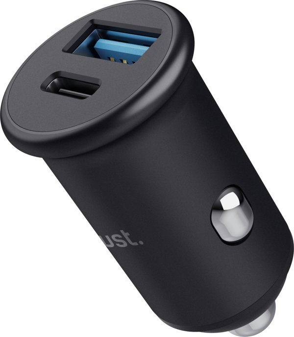 Φορτιστής Trust TRUST autonabíječka MAXO 38W, 1x USB-C, 1x USB