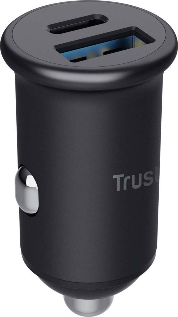 Φορτιστής Trust TRUST autonabíječka MAXO 38W, 1x USB-C, 1x USB