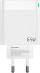 Φορτιστής Τοίχου Jellico C79 GaN 65W PD, 2xUSB-C + 1xUSB QC3.0, Λευκός