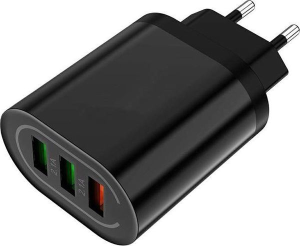 Φορτιστής Oxford PLP37D 3x USB-A 3 A (V31AC-PLP37D)