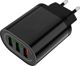 Φορτιστής Oxford PLP37D 3x USB-A 3 A (V31AC-PLP37D)