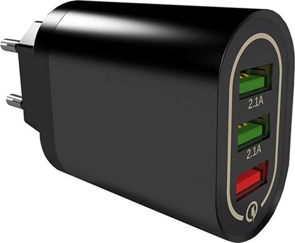 Φορτιστής Oxford PLP37D 3x USB-A 3 A (V31AC-PLP37D)