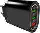 Φορτιστής Oxford PLP37D 3x USB-A 3 A (V31AC-PLP37D)