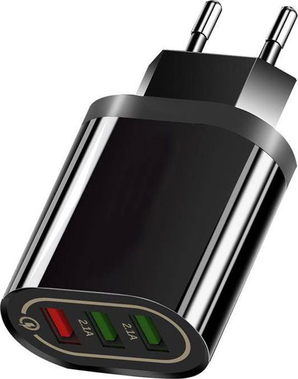 Φορτιστής Oxford PLP37D 3x USB-A 3 A (V31AC-PLP37D)