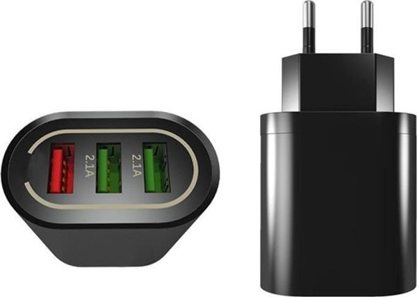 Φορτιστής Oxford PLP37D 3x USB-A 3 A (V31AC-PLP37D)