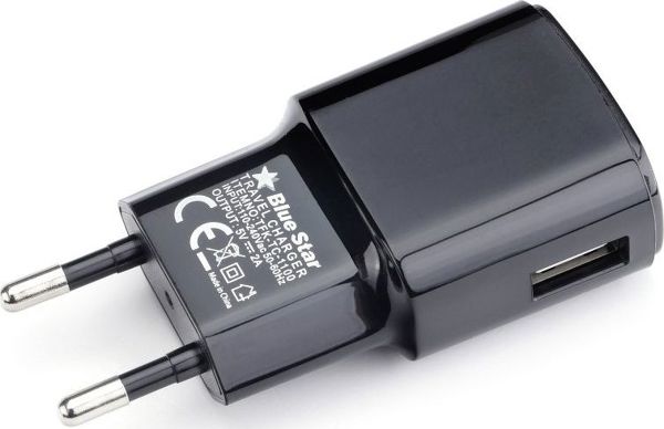 Φορτιστής Blue Star TFK-TC-1100B 10W 2A με Καλώδιο Micro USB - Λευκός