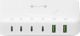 Φορτιστής 4smarts 4smarts 7in1 GaN Ladestation 100W Ασύρματος Φορτιστής, λευκό