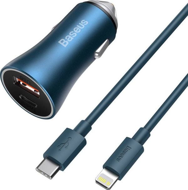 Φορτιστής Baseus Golden Contactor Pro 1x USB-A 1x USB-C 3 A (TZCCJD-03)