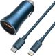 Φορτιστής Baseus Golden Contactor Pro 1x USB-A 1x USB-C 3 A (TZCCJD-03)