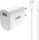 Φορτιστής 2GO 2GO Ladegerät 10,5W 1x USB-A inkl. Lightning Kabel - weiß