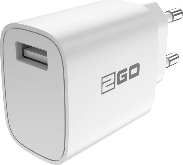 Φορτιστής 2GO 2GO Ladegerät 10,5W 1x USB-A inkl. Lightning Kabel - weiß