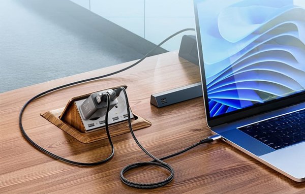 Φορτιστής τοίχου Vention FJAH0-EU USB(C+A)+HDMI GaN (60W/5W/4K@60Hz) (γκρι)