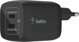 Διπλός φορτιστής τοίχου Belkin 65W USB-C GAN με PPS μαύρο