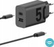 Φορτιστής Motorola Motorola Charger TurboPower 50W Duo USB-C + USB-A με καλώδιο USB-C, Μαύρο