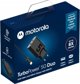 Φορτιστής Motorola Motorola Charger TurboPower 50W Duo USB-C + USB-A με καλώδιο USB-C, Μαύρο