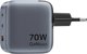 Φορτιστής GaN Vention USB-C+C+A 70W (Γκρι)