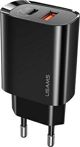 Φορτιστής Τοίχου Usams T35 20W USB-C PD & USB-A Fast Charger, Λευκός
