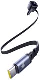 Φορτιστής αυτοκινήτου Baseus Enjoyment Max με καλώδια USB-C+USB-C 60W Μαύρο