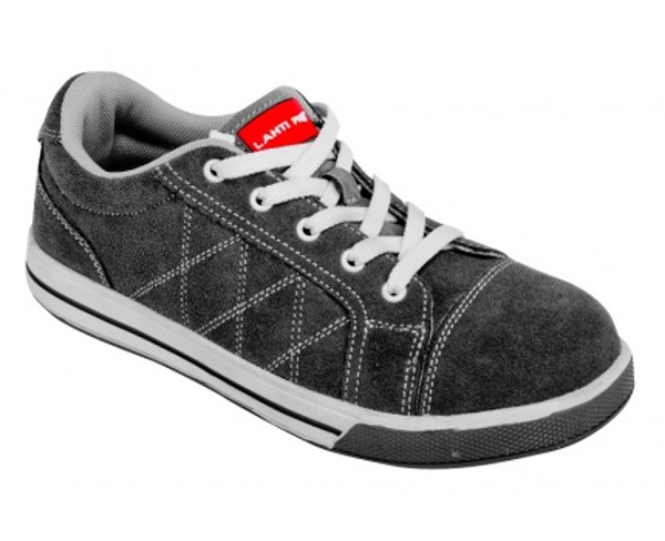 Lahti Pro Ημίμποτα σουέτ SB SRA 46 γκρι-κόκκινα L3040746