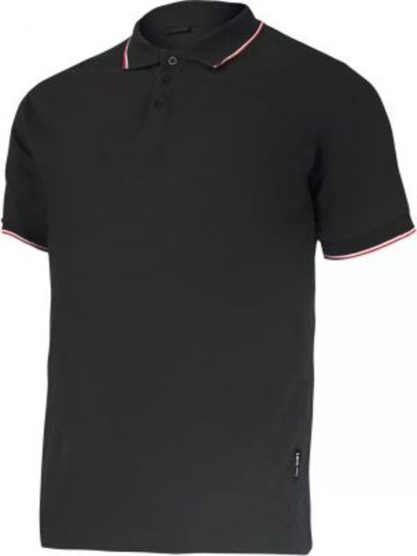 Lahti Pro Μπλούζα Polo 190G/M2, Μαύρη, M (L4031002)