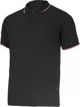 Lahti Pro Μπλούζα Polo 190G/M2, Μαύρη, XL (L4031004)