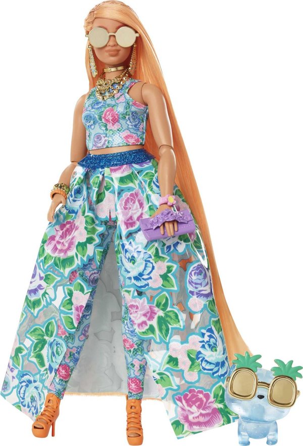 Κούκλα Barbie Barbie Extra Fancy Λουλούδια HHN14