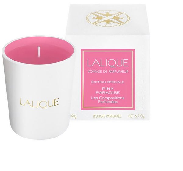 Lalique, Les Compositions Parfumees - Pink Paradise, Scented Candle, 190 g Unisex