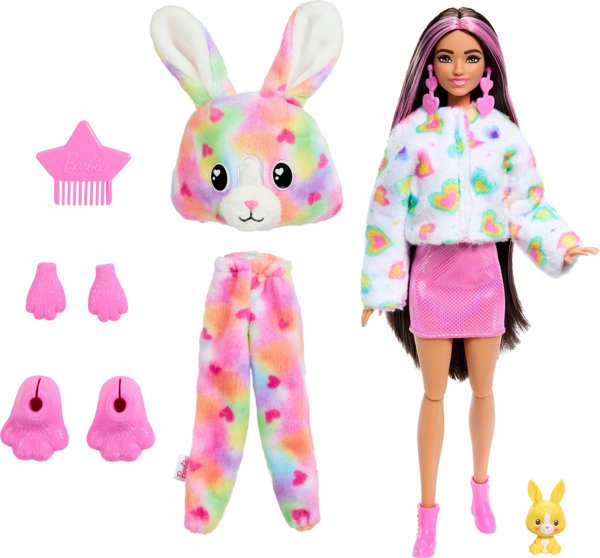 Κούκλα Barbie Mattel Κούκλα Barbie Cutie Reveal Κουνελάκι Υπέροχα όνειρα (HRK38)